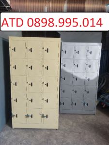 Tủ sắt locker đựng đồ riêng cho nhân viên văn phòng tủ văn phòng 10 12 15 ngăn khóa có chìa đầy đủ như hình màu đẹp 100%