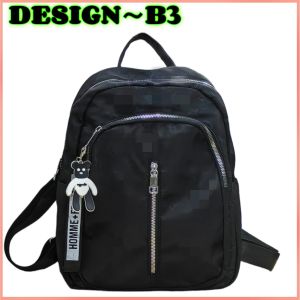 BEG BELAKANG WANITA BIG SAIZ BEG GADAS PEREMPUAN NYLON WATERPROOF Women Mini Backpack Soft Nylon Backpack Small Backpack Multi-Function Female Ladies Shoulder Bag