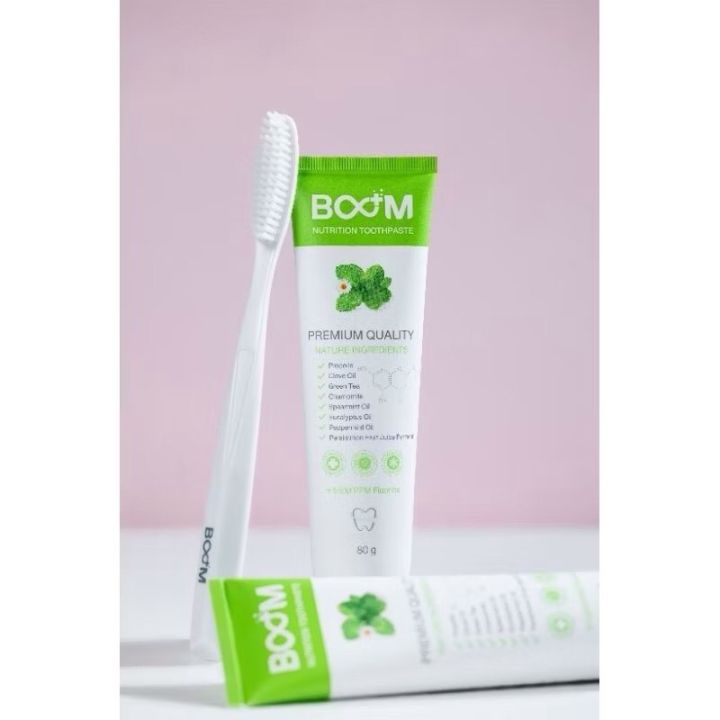 ️ พร้อมส่ง ยาสีฟันไมโครเจล Boom Toothpaste ️ Exp 29/10/27 | Lazada Thailand