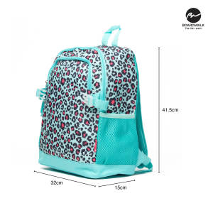 Boardwalk Kiva Girls Animal Printed Bag With Lunch Bag
