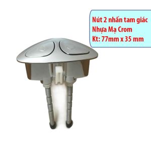 Nút 2 nhấn bộ xả bồn cầu -  2 nút nhấn kèm 2 cây ty HA.