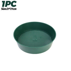 Dizoey 1/5PCS Plastic Garden Sieve Home Garden Tool Fine Mesh Soil Sieve Mining Sand Sifter Potting Sieve for Plant Soil Stone Sifting