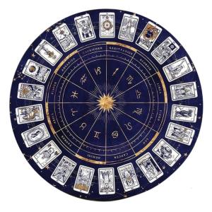 Tarot Astrology Pendulums Mat Mouse Pad Tarots Antiskid Rubber Mat Altars Tarots Pad for Party Board Game