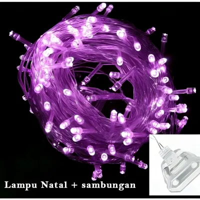Lampu Tumblr Natal dekorasi 8 10m warna warni disco 80-100 LED Kualitas Kabel tebal hias kamar Tidur