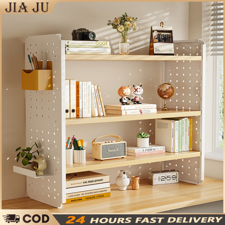 JIAJU Storage Shelf Iron Rack Multipurpose Storage Rack Office File ...