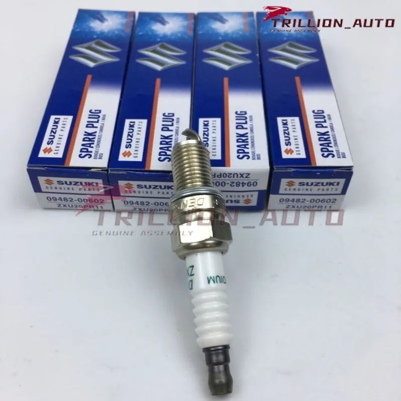 Spark Plug For Suzuki Alto Splash Celerio Swift IV K10B K12B 1.0/1.2 2010-2020, Iridium Spark Plug, 4 PCS
