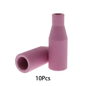 10Pcs Torch Nozzle Nozzle Keramik For Welding Gun Flame Anti Spatter Protect Cover