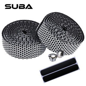 SUBA BTRB001 Roadbike Bar Tape - Bartape Sepeda Roadbike Handlebar Tape Hexagon Pattern Design