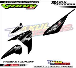 STRIPING VARIASI HONDA VARIO 150 LED OLD / STICKER LIST VARIASI MOTOR VARIO 150 LED OLD