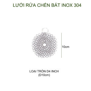 Miếng rửa bát chén xoong chảo đa năng thế hệ mới bằng inox 304