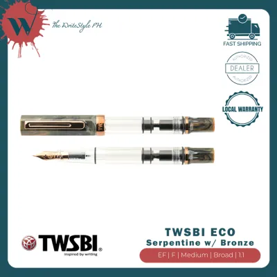 TWSBI ECO Serpentine w/ Bronze Fountain Pen