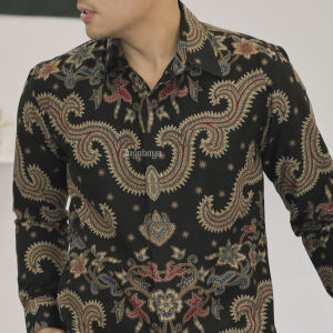 Jayabaya Batik Vijendra Kemeja Batik Pria Lengan Pendek