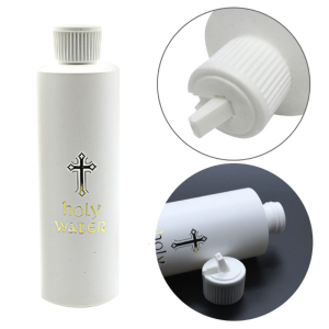 2/5pcs Holy Water Bottle Religion Cross Holy Water Bottles Portable Supplies for Outdoor Travel Camping Religious Gift