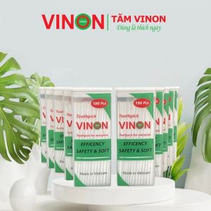 TĂM NHỰA XƯƠNG CÁ VINON | COMBO 2 HỘP 500 CÂY | TĂM XỈA RĂNG PP MỀM KHÔNG GÃY KHÔNG ĐAU NƯỚU