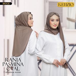 Jilbab Pashmina Oval Rania Jersey Spandek Super Premium By Kenzio BY MOSLEMWEAR