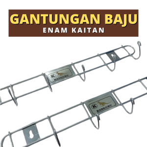 Kapstok Gantungan Baju Stainless