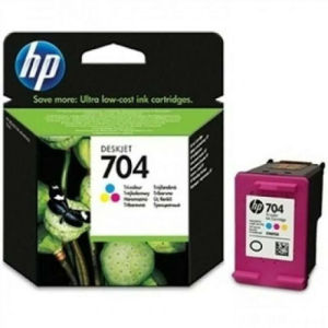 หมึก HP 704 ดำ HP 704 ตลับสี ของแท้