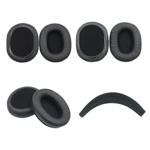 Memory Foam Headphone Cushions Headband for MDR-7506 MDR-900ST Enhances Noise Isolation & Pressure Relief