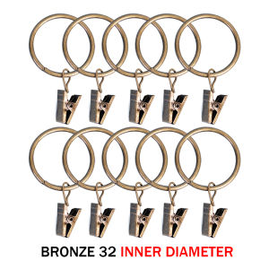 10pcs Stainless Steel Curtain Clips with Hook Metal Hanging Clip Rustproof Curtain Rods Clips Hook Home Window Accessories
