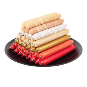 30pcs Mixed Flavor Pet Sausage Snacks: Beef Chicken Duck - 15g/pc - Suitable for Dog Training and Cat Treats High Quality