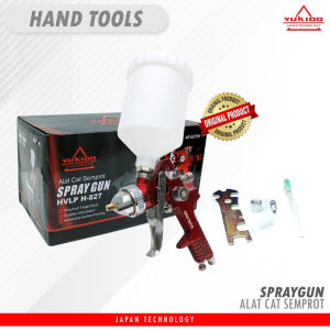 BISA COD !!! Spray Gun Alat Semprot Cat Air Brush / YUKIDO HVLP Nozzle 1.4 mm Cup 600CC Original Semprotan Cat Air brush Asia Mega Jaya