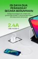 Adaptor ROBOT 2 Colokan USB-A dan Type-C Fast Charging Iphone RT-K8+ Plus Kepala Charger Robot USB Type C 12W 2.4A Power Delivery PD Fast Charging Adaptor Casan Batok K8+  Charger HP / Charger Robot / Charger Original / Adapter Original / Adapter. 