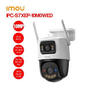 Camera ngoài trời IMOU WIFI IPC-S7XEP -10.0MP 2 ống kính 10MP-- chế độ ánh sáng kép thông minh tầm nhìn xa 30m