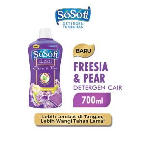 SOSOFT SO SOFT Liquid Detergent 700ml Botol - Sabun Deterjen Cair