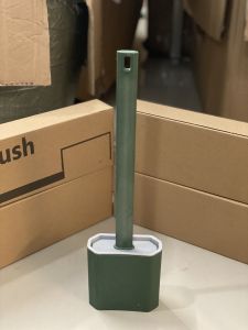 [พร้อมส่ง] แปรงขัดห้องน้ำ แปรงซิลิโคน แปรงล้างห้องน้ำ แปรงขัดส้วม ทำความสะอาดห้องน้ำ ที่ขัดส้วม พร้อมที่เก็บ