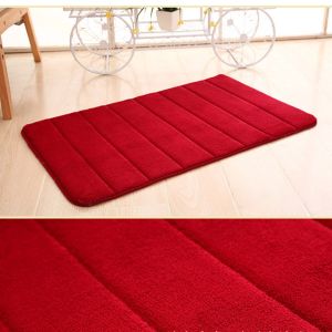 [ของมันต้องมีจ้าา] พรมนาโนสีพื้น (40x60cm) พรมเช็ดเท้าสีพื้น นุ่มสบายเท้า พรมห้องนอน พรมห้องน้ำ ตกแต่งบ้าน