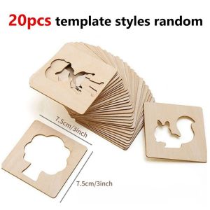 Skeleton Painting Stencil Drawing Tools Set Toddler Doodle Educational Toys Kids Learning Supplies