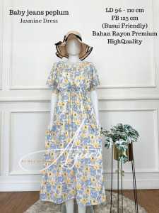 Daster Rayon Jasmine Dress All Size muat S-XXL LD 110cm