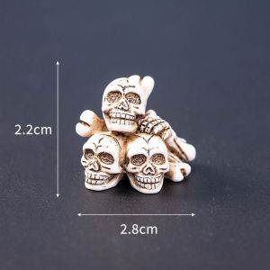 JUVIAAL Cartoon Halloween Small Ornaments Mini Resin Craft Resin Festival Ornaments Ornaments DIY Tombston Ornaments Home