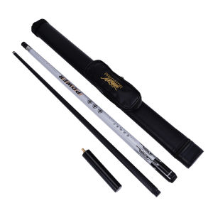 Billiard Cue 1/2 Split Big Head Cue Black Technology 11.5mm/12.5mm Chinese Black Eight Pool Cue American Nine Ball Cue Medium Head Cue