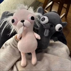 15cm Funny Chihuahua Cartoon Plush Dog Doll Keychain for Girls Gifts Keyring Creative Car Bag Hanging Accessories