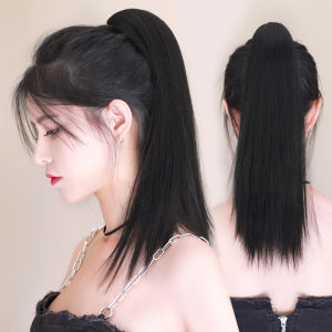 Ngoạm kẹp tóc giả thẳng lửng 40cm N159B 💖FREESHIP💖 tóc giả nữ ngoạm thẳng quặm tóc giả kẹp ngoạm tóc giả tóc đuôi