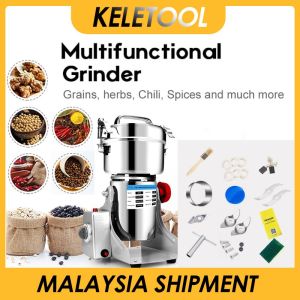 1200G Grinder Machine Dry Food Powder Crusher Stainless Steel Powder Grinding Machine Big Capacity Dry Chile Grinders