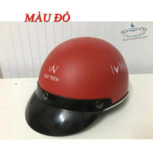 Mũ bảo hiểm kiểu Thái - Mũ bảo hiểm nửa đầu thời trang dành cho nam và nữ