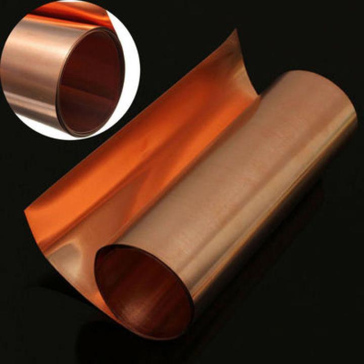 Pure Copper Cu Metal Sheet Foil Plate Long Mm Pure Copper