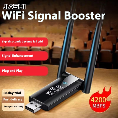 JIASHI 4200Mbps High-Speed WiFi Signal Booster Amplifier Wireless Range Extender