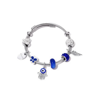 Bracelet Dora Ladies Bracelet Big Eye Palm Decoration Exquisite Inlay Process Blue Devils Eye Party