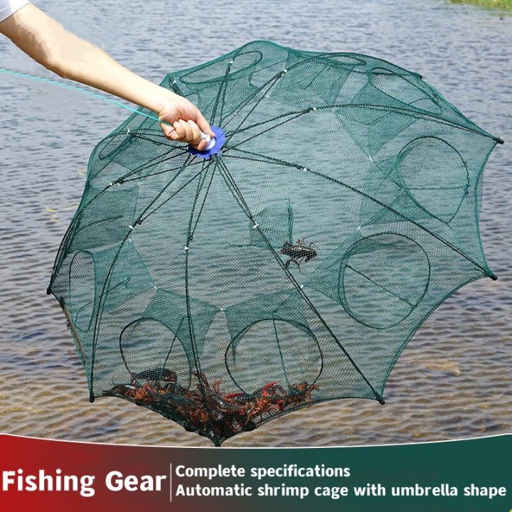 94CM Umbrella Net Shrimp Catch Cage Fishing Net Fish Protection