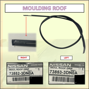 💫MALAYSIA READY STOCK💫NISSAN LATIO HATCHBACK 2012 ROOF MOULDING LINING RUBBER OUTER STRIP WINDOW GETAH LUAR BUMBUNG