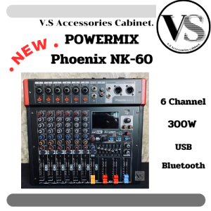 พาเวอร์มิกซ์ PHOENIX NK-60 6Channel 300W*2