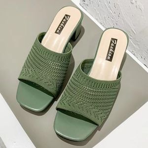 [Free Shipping] Womens mid-heel sandals new spring Korean style  fashionable one-strap womens wedge sandals for outdoor wear