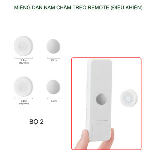 Nam châm hít gắn tường dùng treo remote (điều khiển) cục wifi ổ cắm điện đa năng