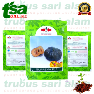 SUPREMA F1 - Benih bibit biji labu waluh super hibrida sayur buah Cap Panah Merah