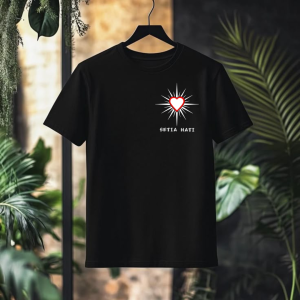 Kaos SH Terate Hati Bersinar Kaos PSHT Pria Wanita Katun Premium Warna Hitam Putih Merah Biru