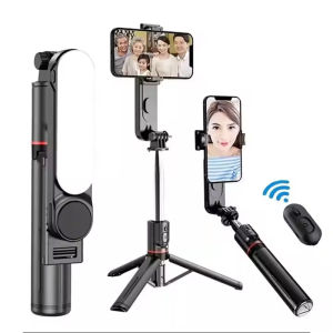 L16/L18 Tongsis Tripod Bluetooth Selfie Stick Bluetooth Remote Tongsis HP Kamera DSLR Tongsis dengan 1/4 Adaptor
