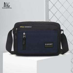 LouisWill Mens Bag Fashion Shoulder Bag Large Capacity Messenger Bag Crossbody Bag Outdoor Sports Bag Leisure Bag Waterproof Portable Shoulder Bag Anti-Scratch Bag Sling Bag